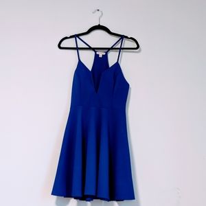 ✨MOVING 6/1✨Agaci Blue v-wire dress